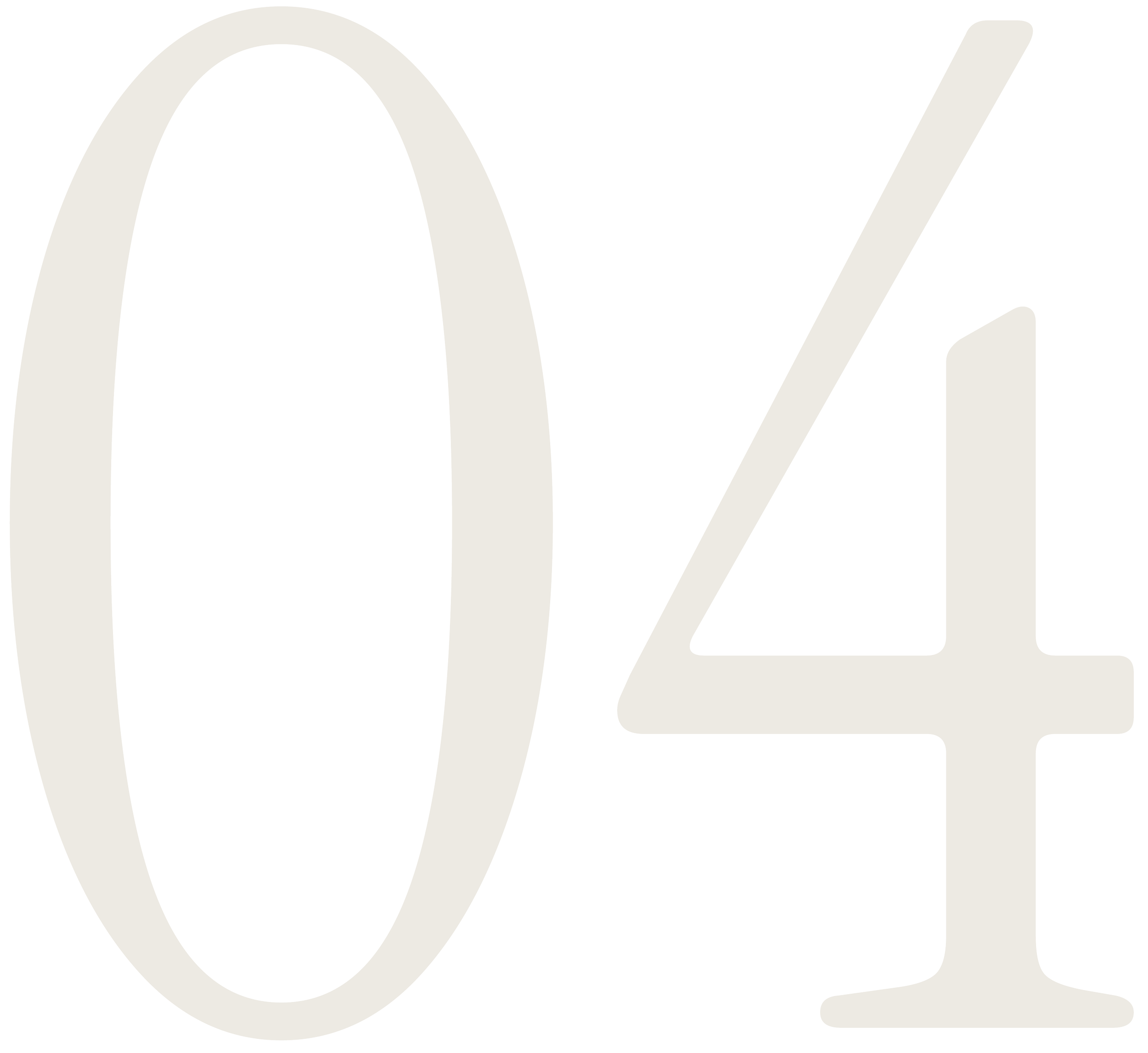 Large white numbers '04' on a black background.