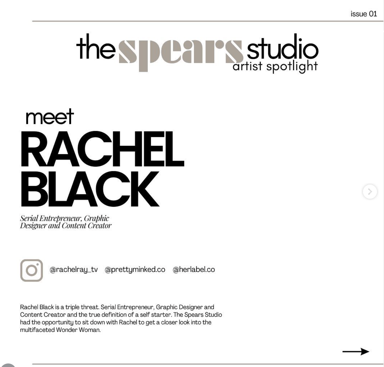 Meet Rachel Black.