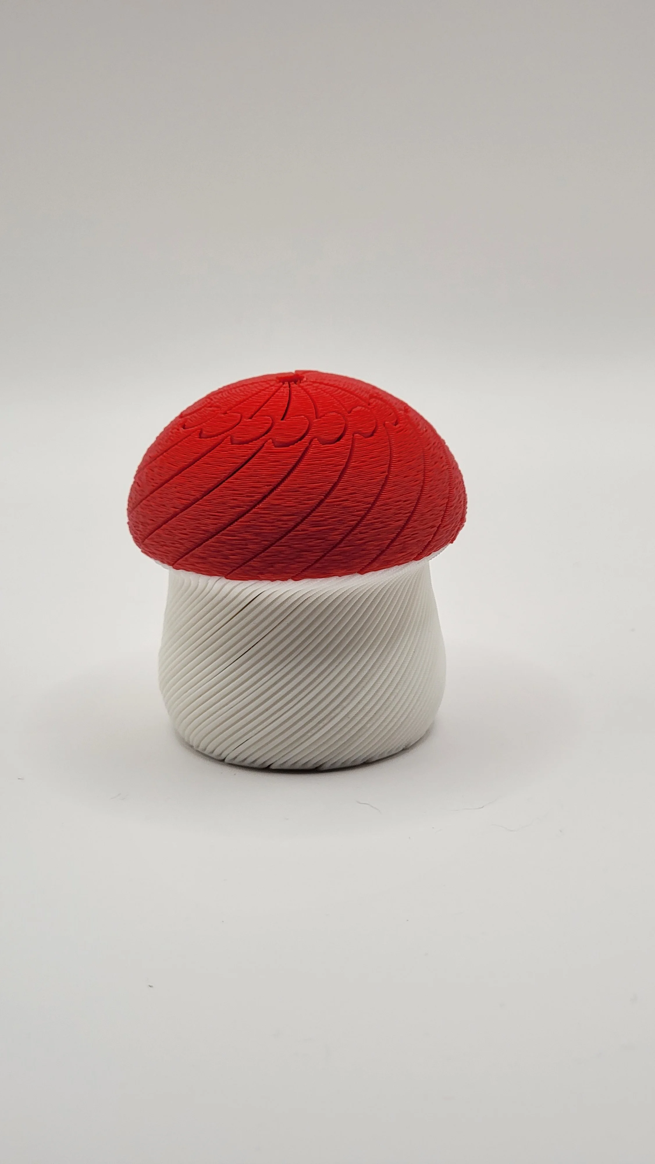 Red Articulated Mushroom Fidget – Twist & Bloom