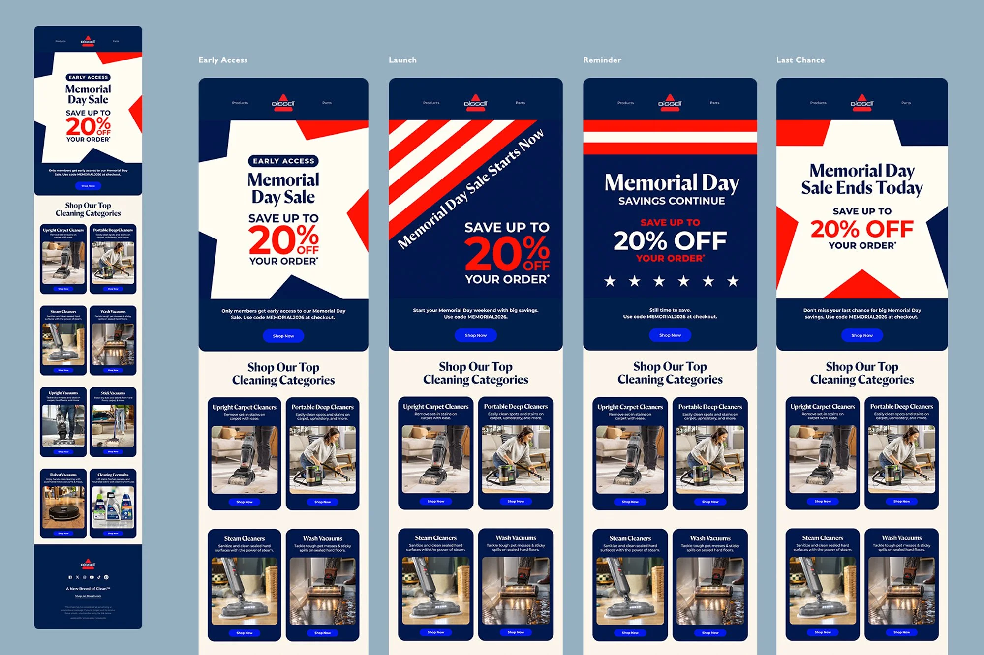OLIVER Agency - Memorial Day Email Campaign