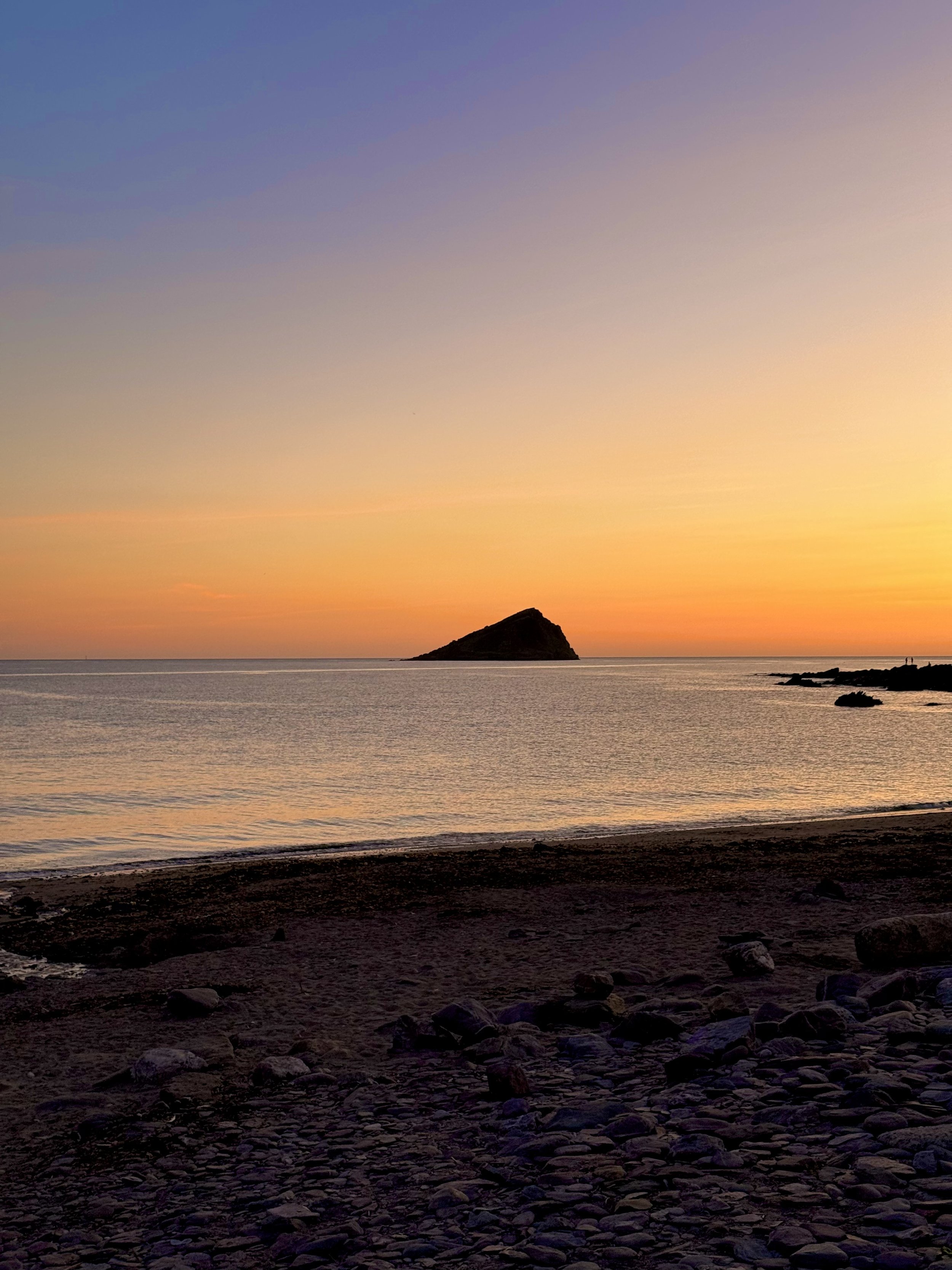 Wembury Beach at Sunset