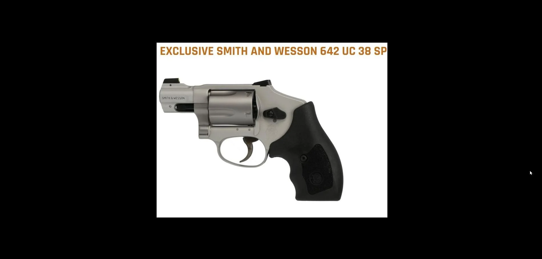 Smith & Wesson 642  SM14285 Ultimate Carry .38 Special Revolver – Lightweight Concealed Carry J-Frame $579