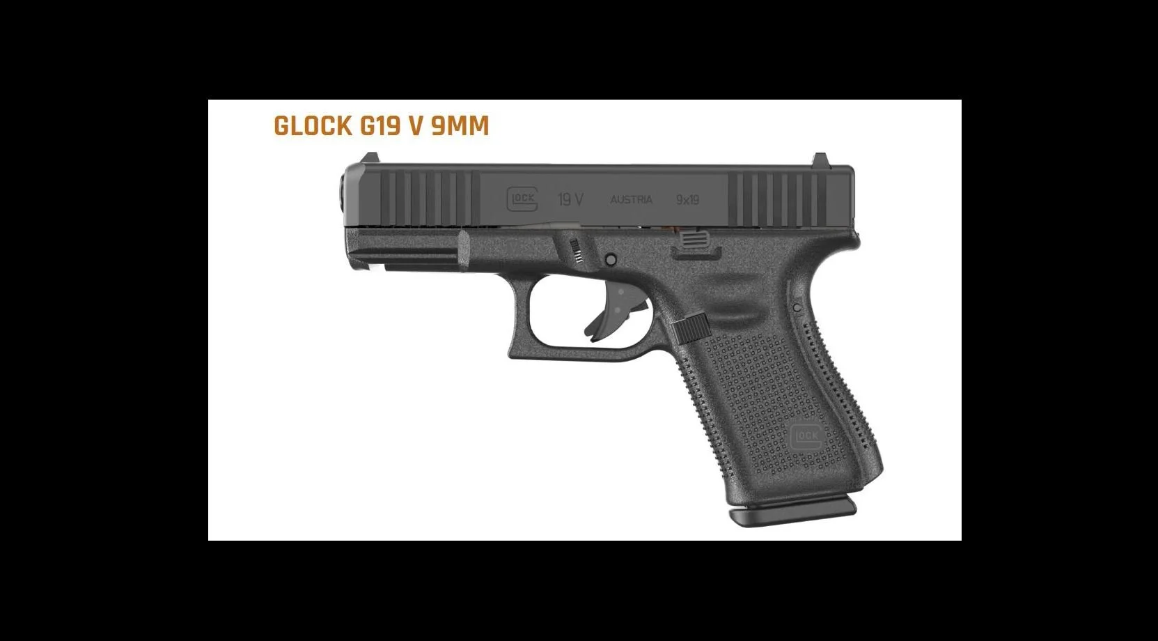 Glock 19 9mm Compact Pistol – Versatile Handgun for Concealed Carry & Home Defense  $519