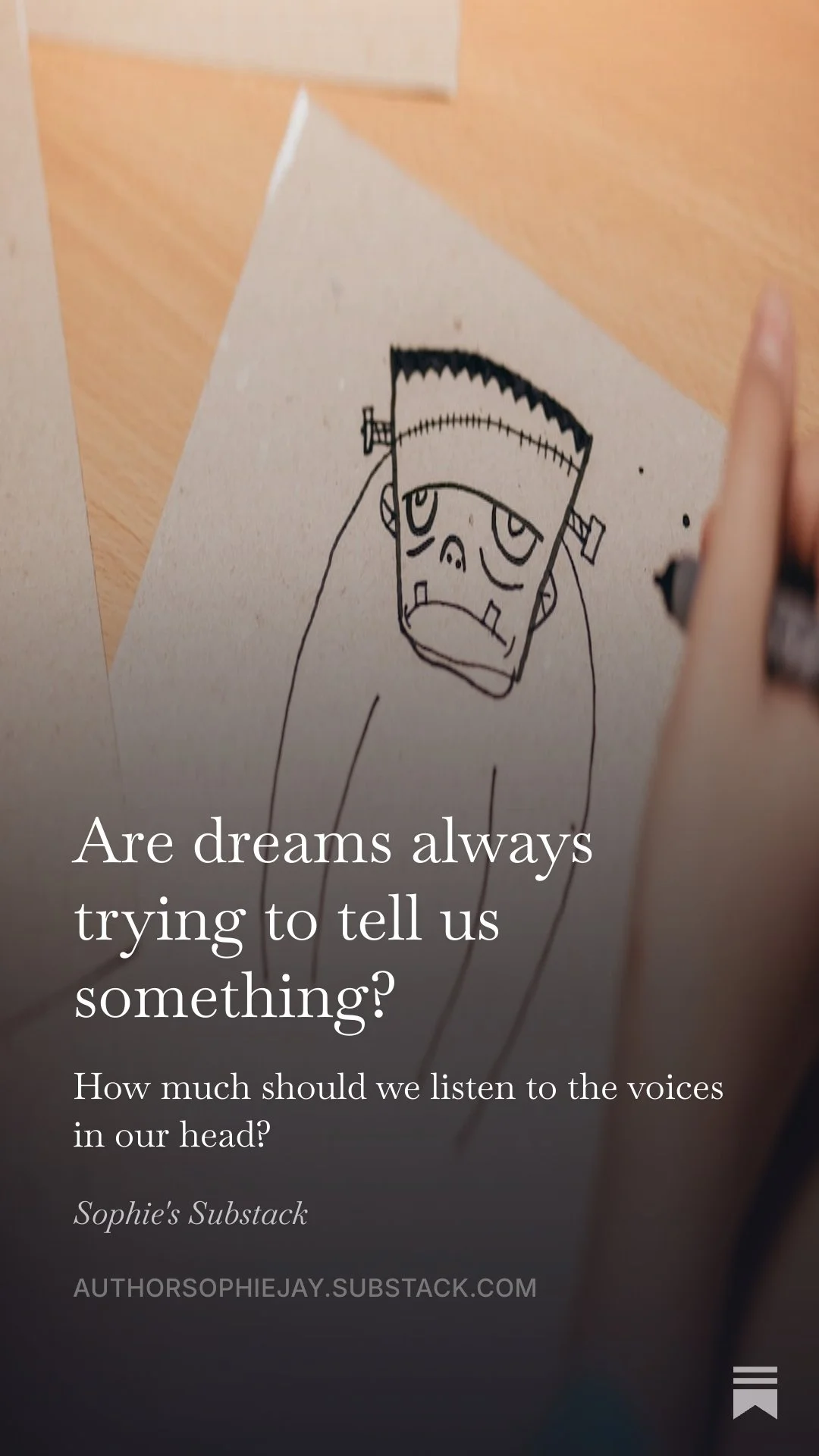 Are dreams always trying to tell us something?