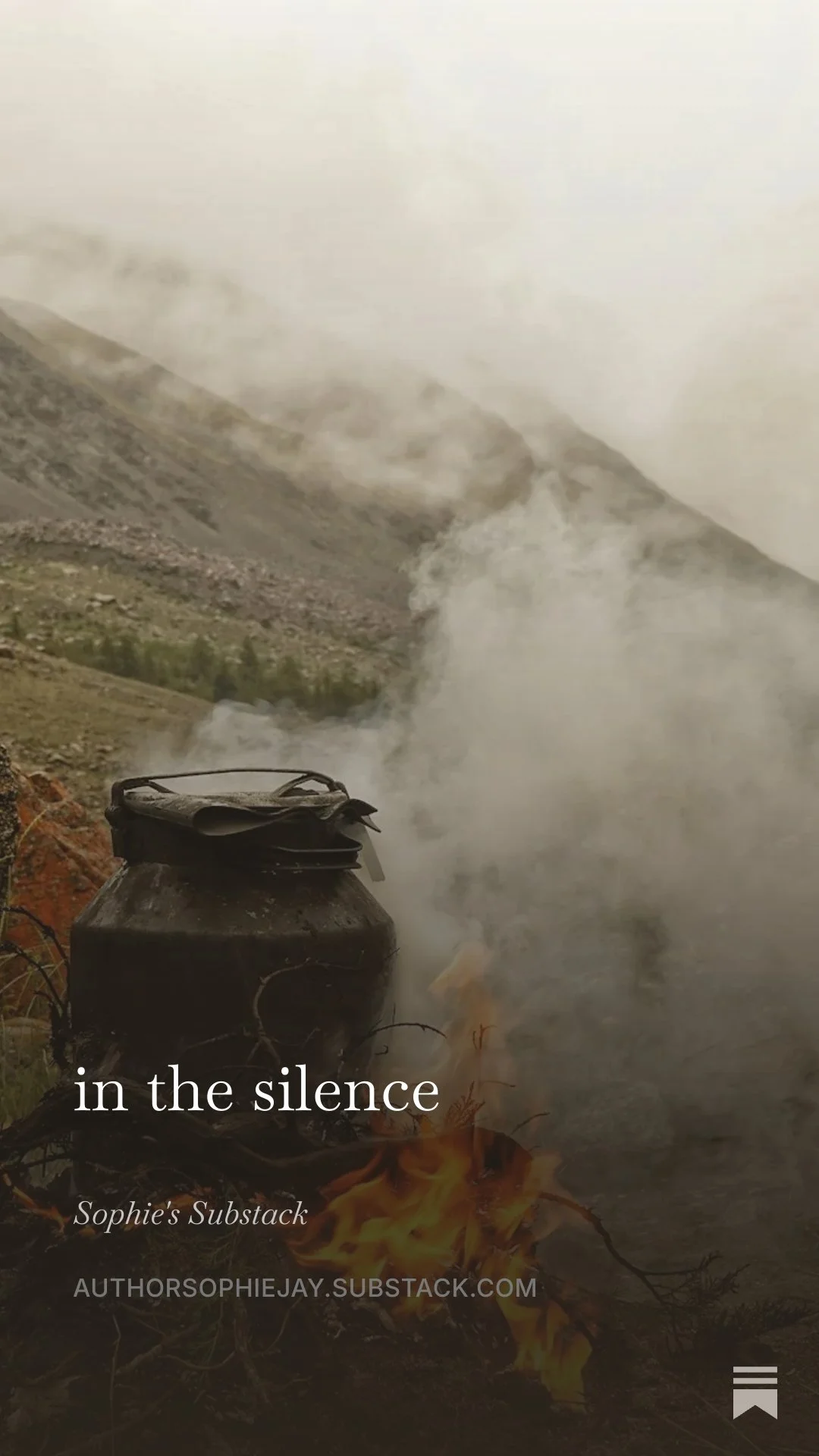 in the silence