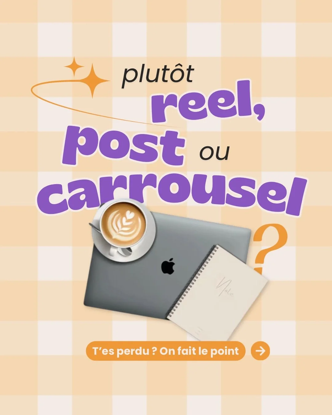 Post, reel ou carrousel : quand utiliser quoi ? 👀
Bien choisir ton format peut vraiment changer la performance de ton contenu. Pas de place au hasard !

Lequel tu utilise le plus : post, reel ou carrousel ?

#socialmediamanager #communitymanager #so