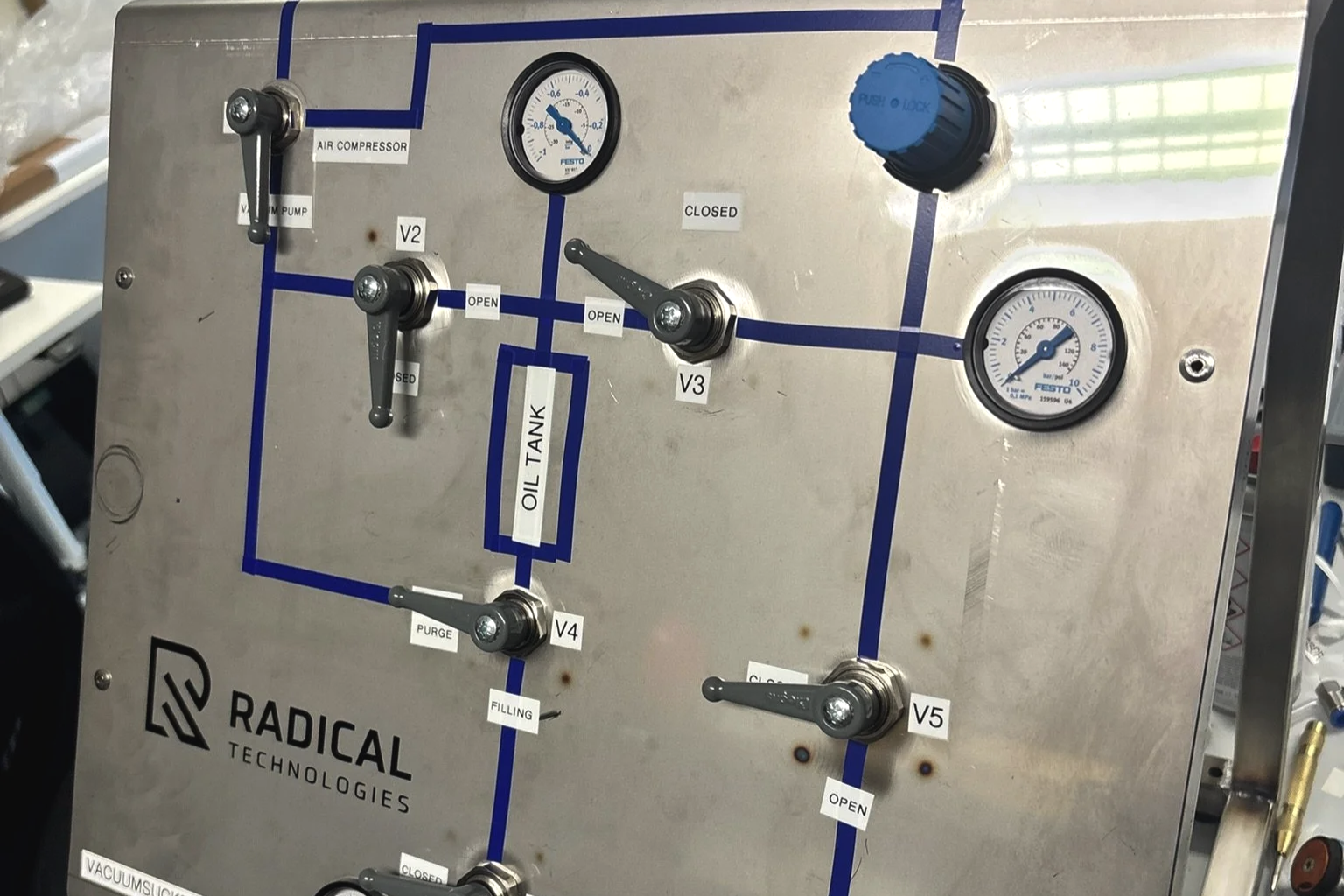 Vacuum Oil Filling System