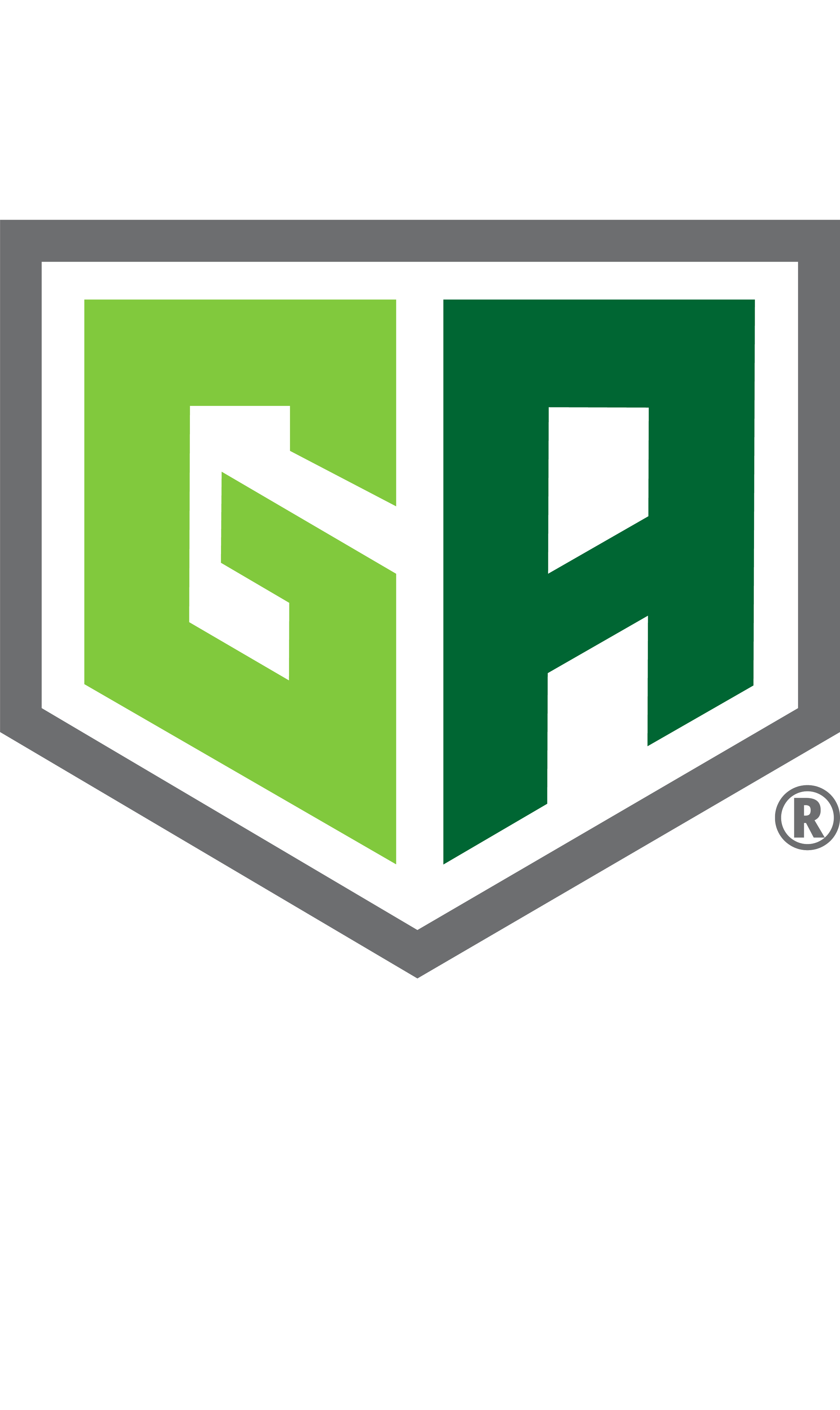 The logo of HP (Hewlett-Packard) featuring a green and dark green cube with the letters H and P in white, and a white downward-pointing triangle below.