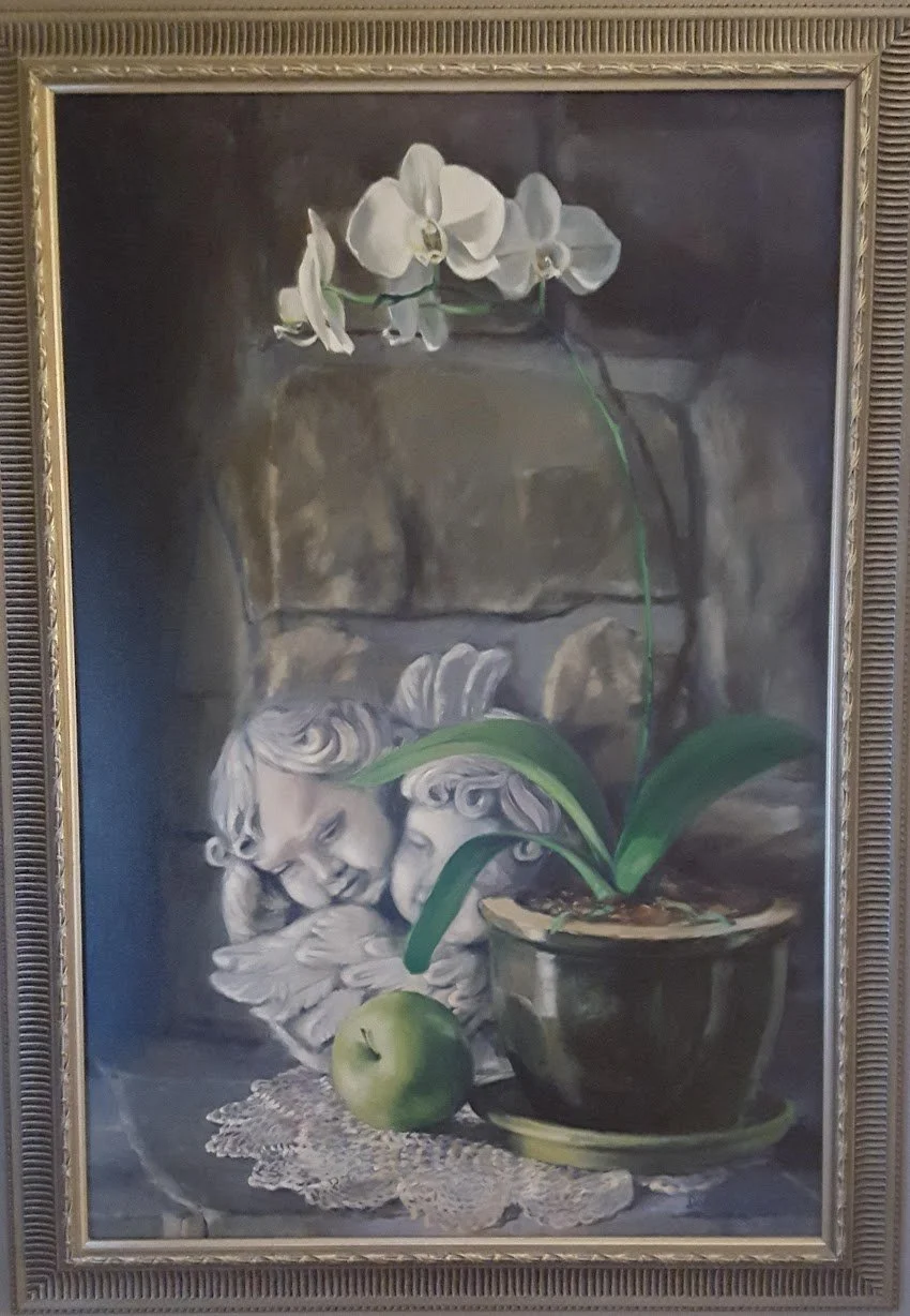 Still Life, 2003, 26x38 Oil on Canvas. SOLD