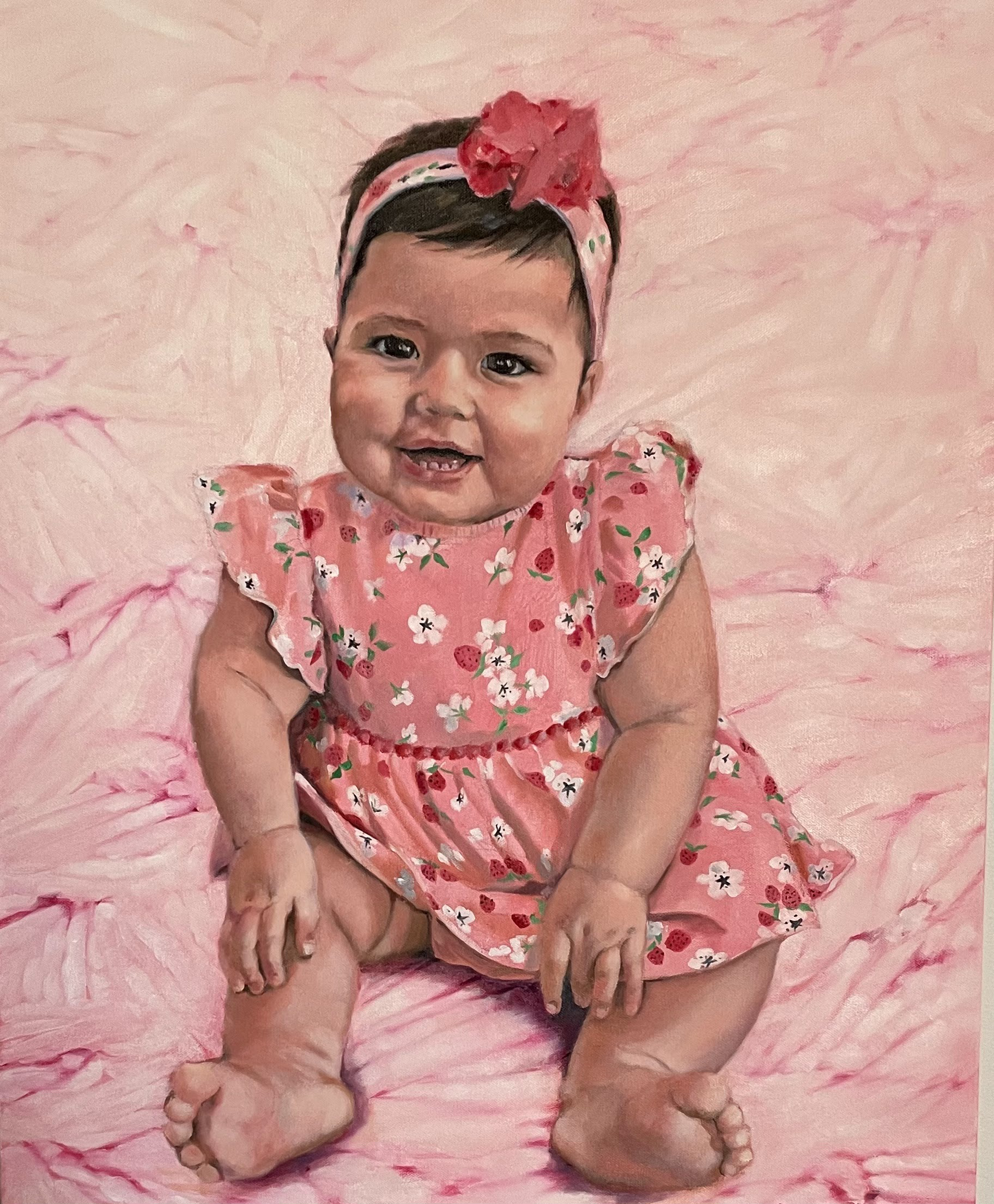 Hannah, 2022, Oil on Canvas. SOLD-COMMISSION