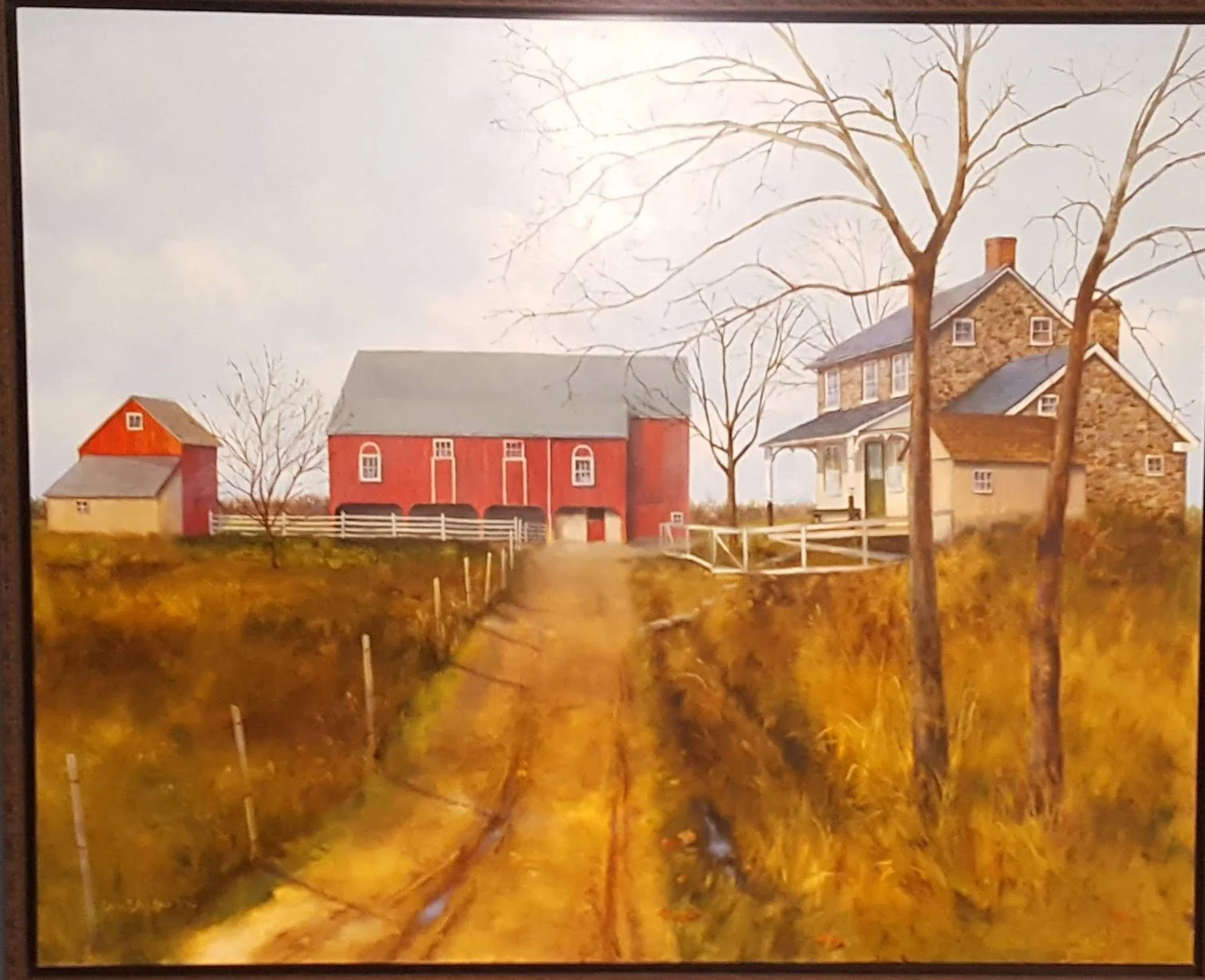 Homestead Past, 2018, 48x60 Oil on Canvas. 

Donated for Public Display - St. Lukes Hospital Upper Bucks