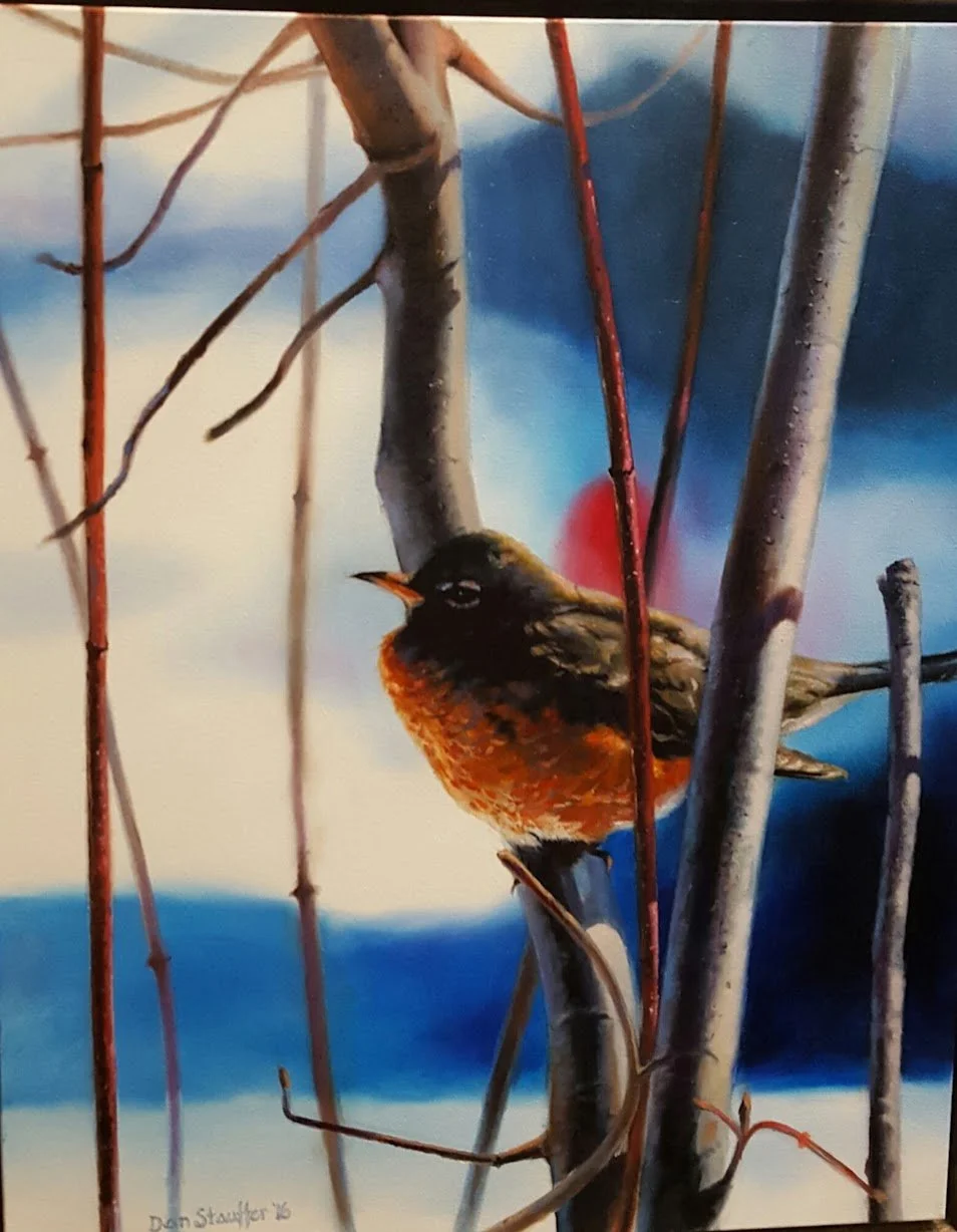 Waiting for Spring, 2016, 24x28 Oil on canvas. SOLD