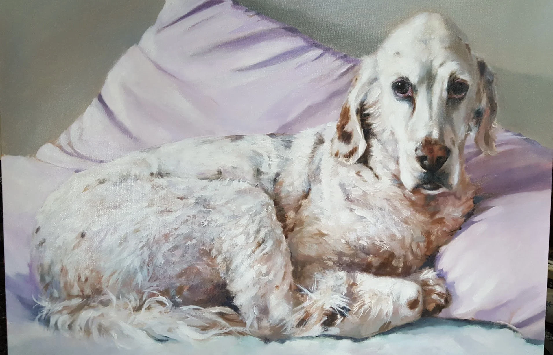 Lily, 2014, 24x36 Oil on Canvas. SOLD - COMMISSION