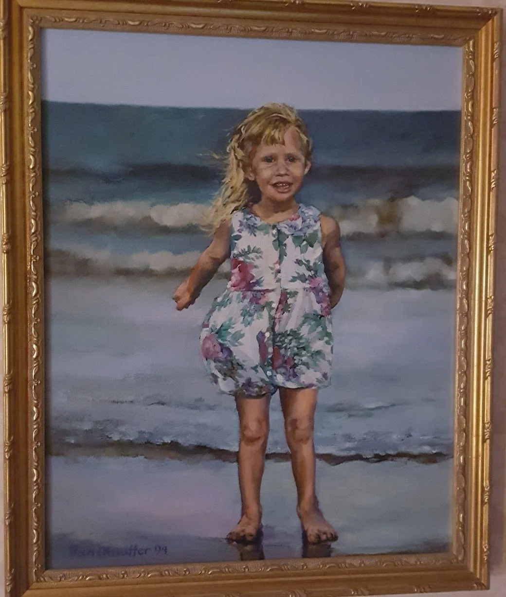 Hayley, 1994, 20x24 Oil on canvas. PRIVATE COLLECTION