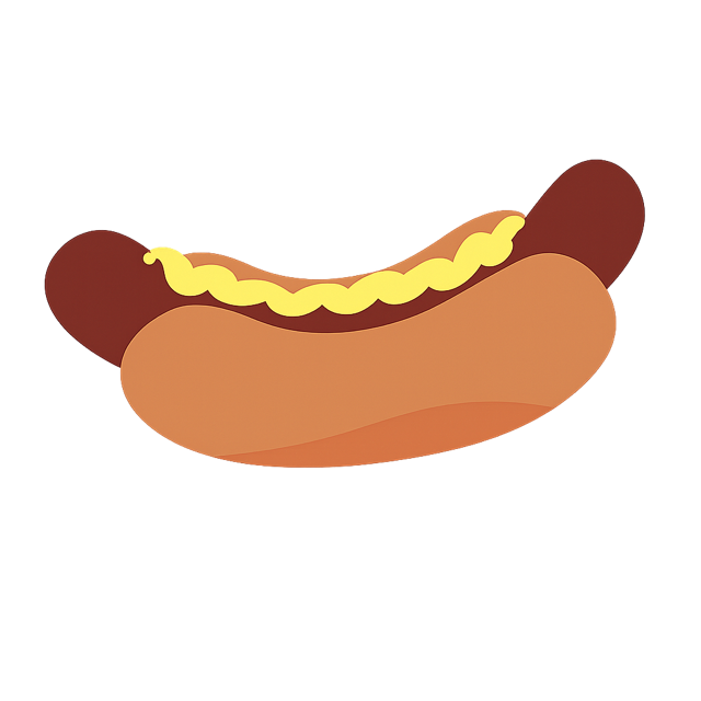 hot dog graphic