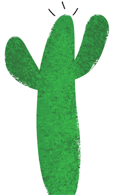 Geometric drawing of an outline square with sections divided by vertical, horizontal, and half circle lines.