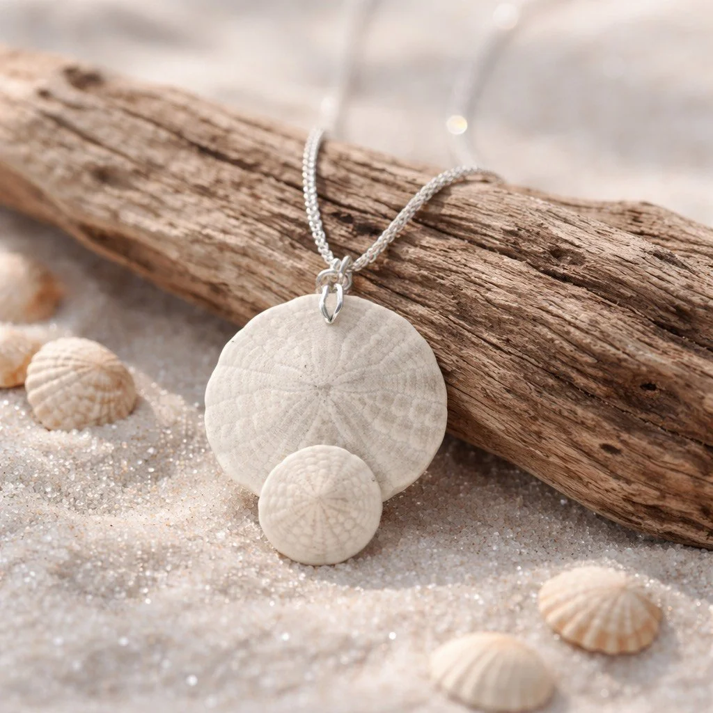 Tiny Sand Dollar Pendant