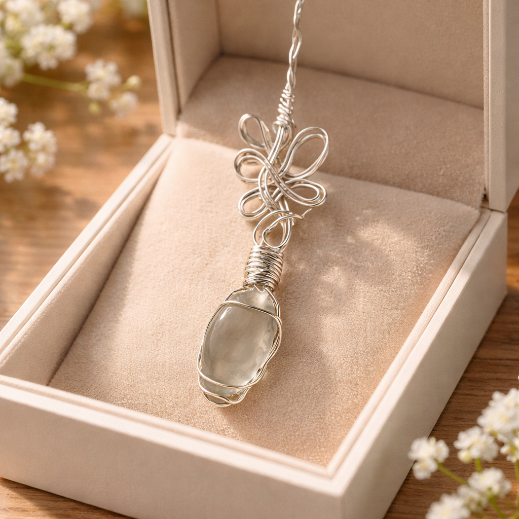 Lavender Sea Glass Pendant