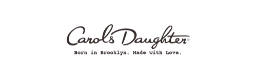Text reads 'Carols Daughter, Born in Brooklyn. Made with Love.'