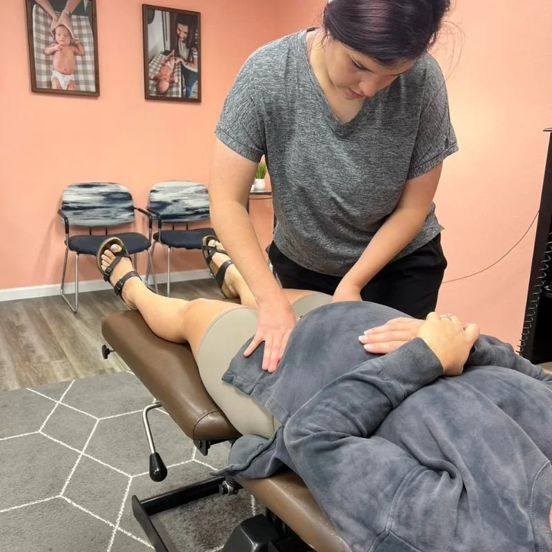 Pelvic Floor therapy with patient