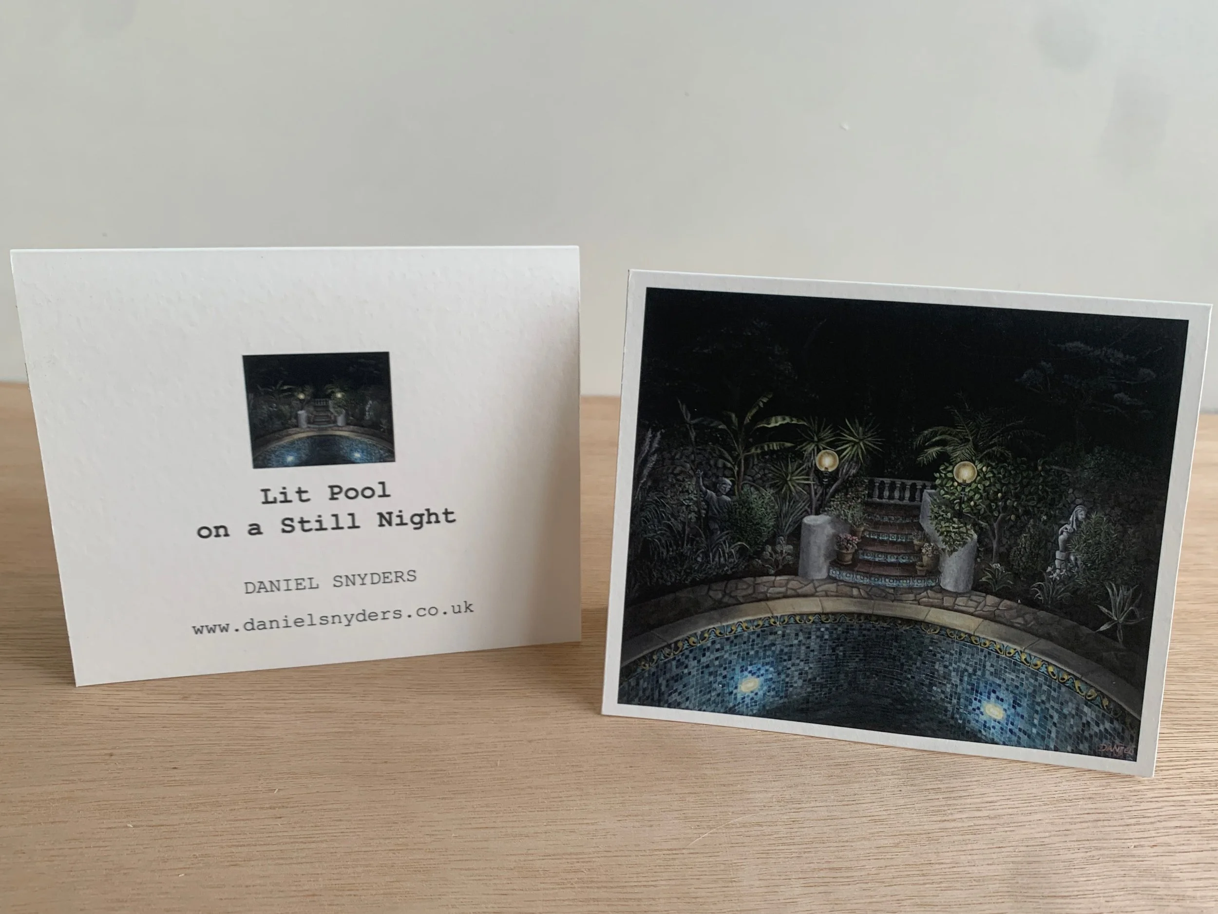 Lit Pool on a Still Night