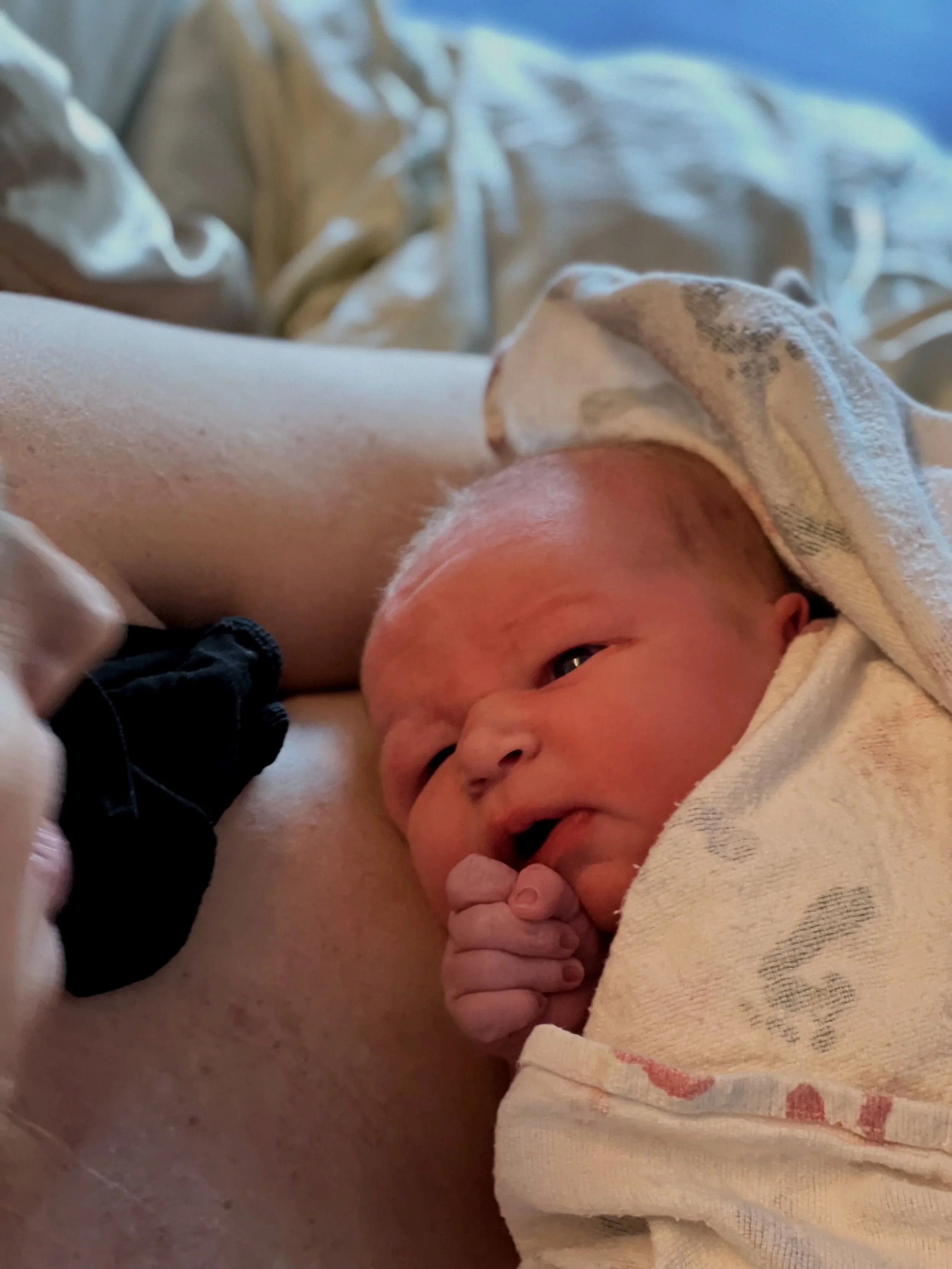 mom and baby post birth