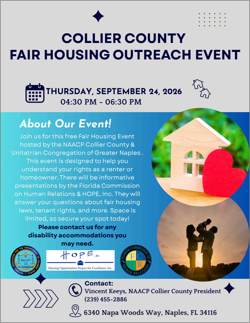 Collier County Fair Housing Outreach Event