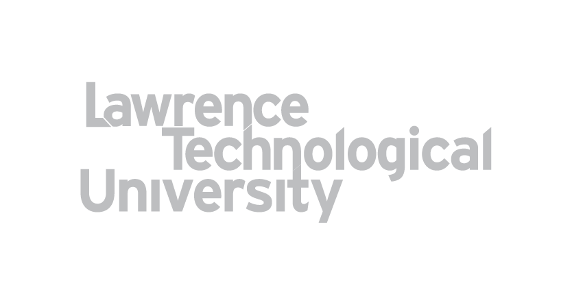 Gray text on a white background reads 'Lawrence Technological University' in a modern font.