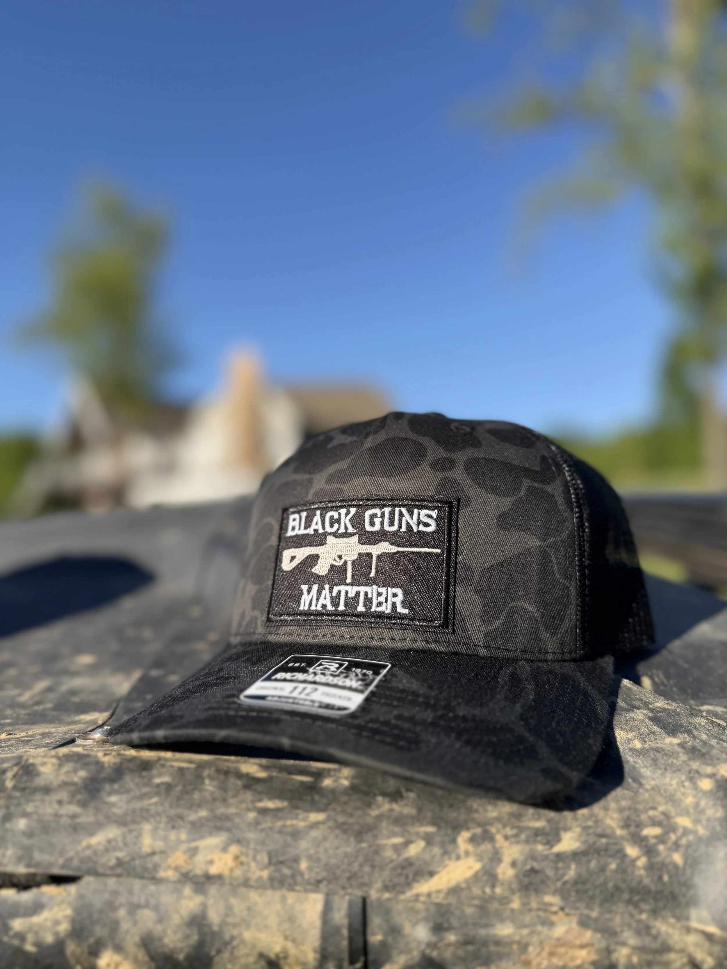 Sable Duck Camo/ Black - Richardson 112 Hat