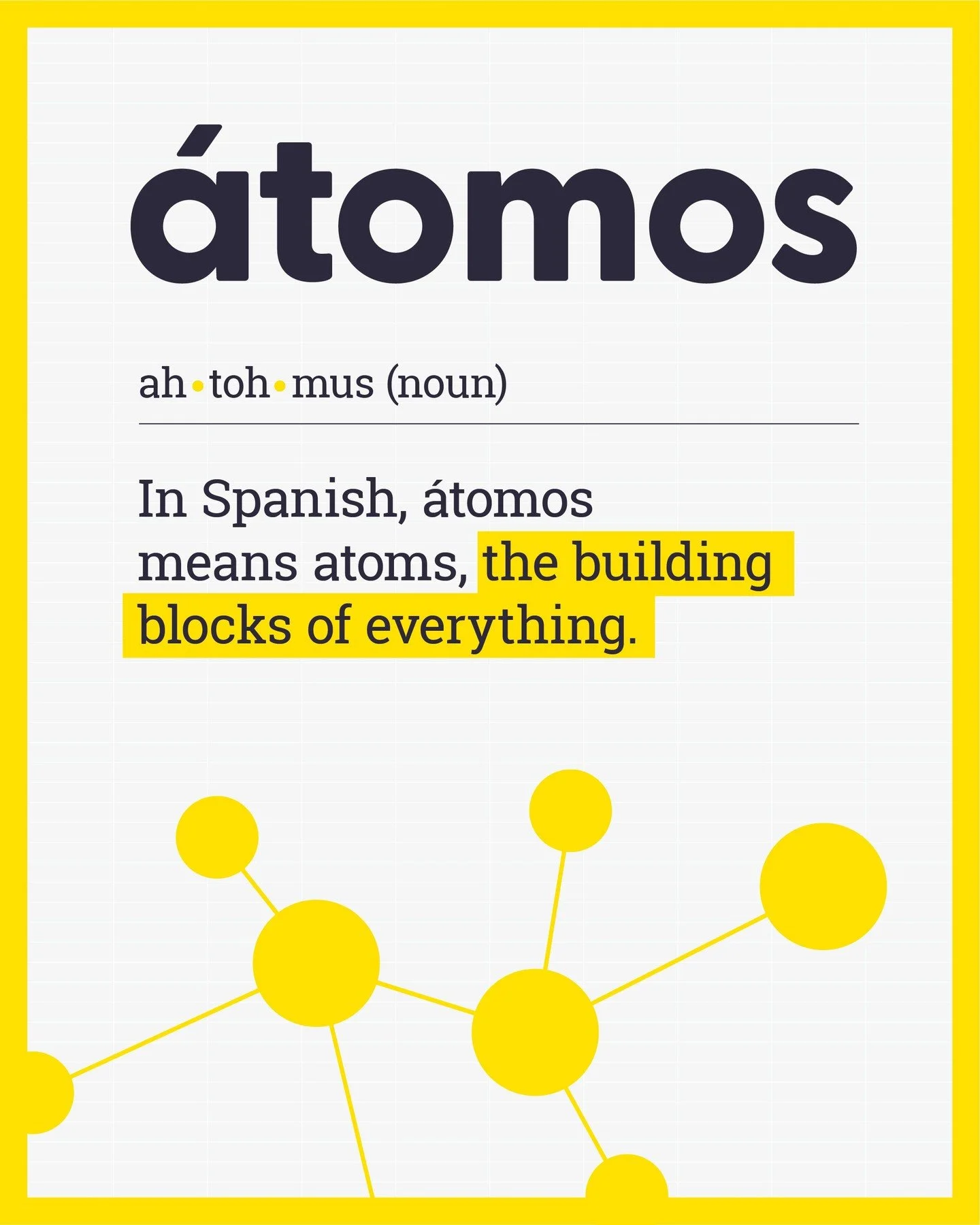 Our work connects the brand, strategy and execution to spark growth from within.
Only 1% of atoms are matter. The other 99% is energy &mdash; and that&rsquo;s where we operate.