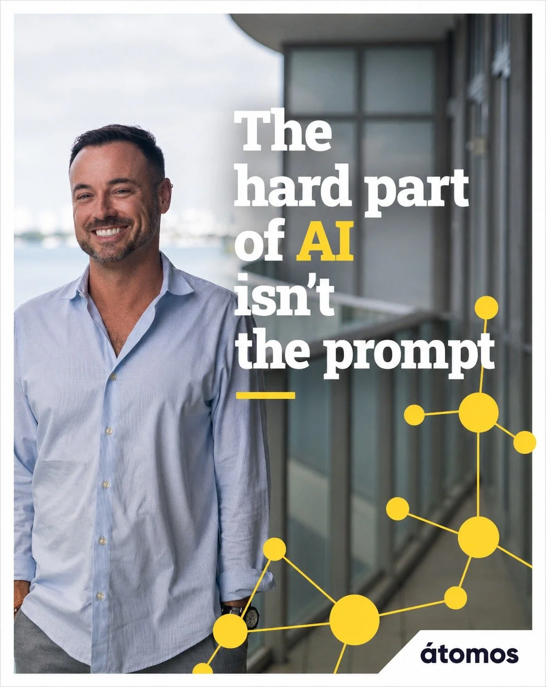 The hard part of AI isn't the prompt.
It's knowing if the answer is right &mdash; and what to do with it when you get one.

Twenty years in the room teaches you to see what AI can't.

The question isn't whether AI replaces marketing leadership. It's 