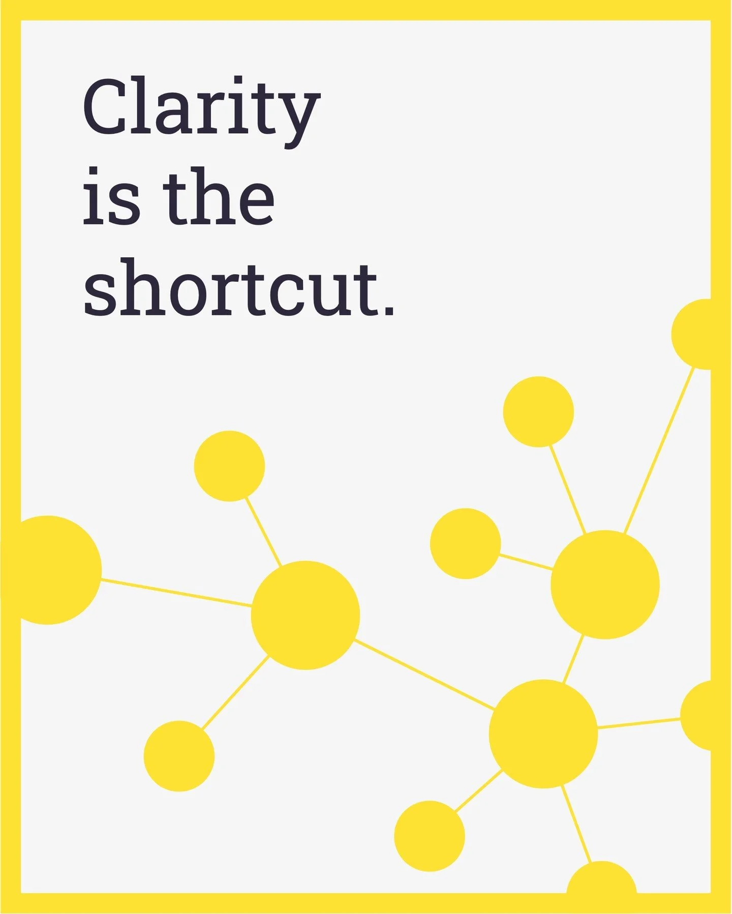 Brands rarely have a speed problem. They have a clarity problem.

The pricing isn't wrong. It's unclear.
The positioning isn't weak. It's vague.
The marketing isn't broken. It's pointed in five directions.

So the instinct is to push harder. Spend mo