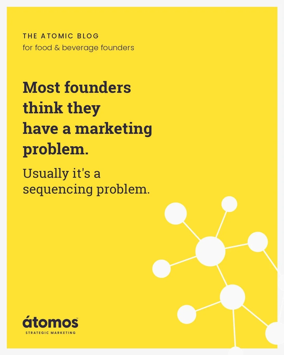 Most founders think they have a marketing problem.
Usually it's a sequencing problem.
Awareness, but the positioning is fuzzy. More doors, but velocity isn't there. A campaign, but the packaging isn't selling.
The brands that win the shelf usually di