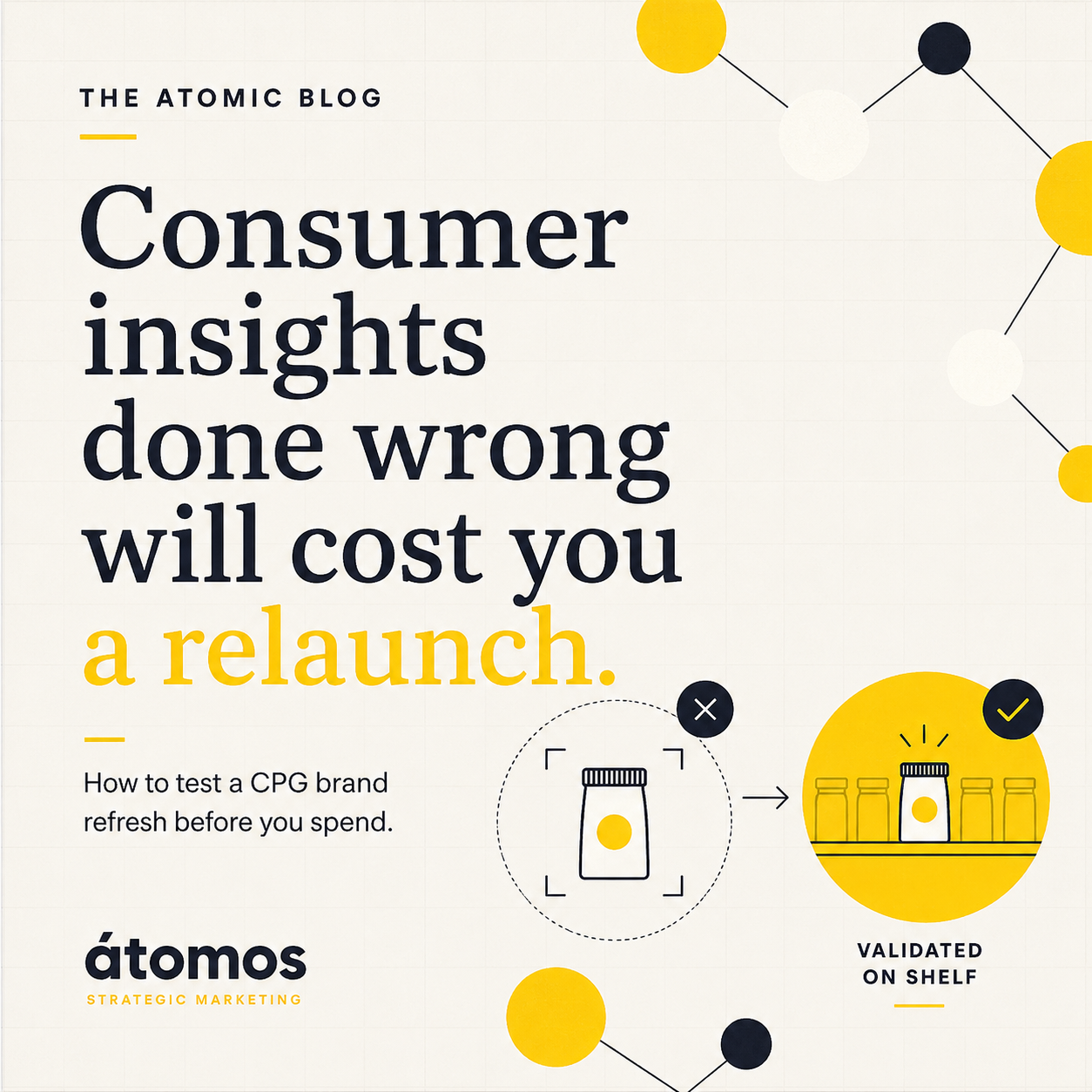 Consumer Insights Done Wrong Will Cost You a Relaunch: How to Test a CPG Brand Refresh Before You Spend