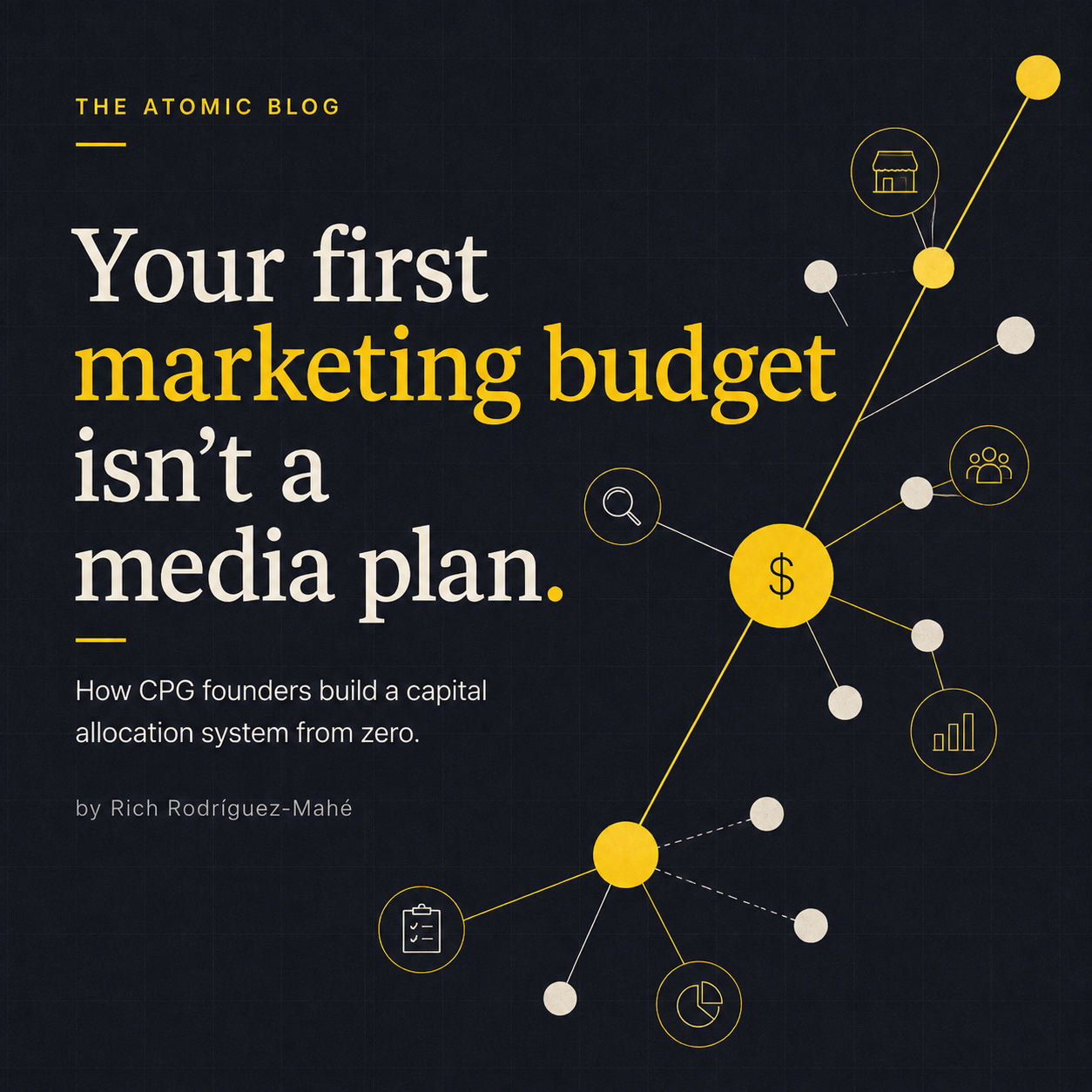 Your First CPG Marketing Budget Isn’t a Media Plan. It’s a Capital Allocation System.
