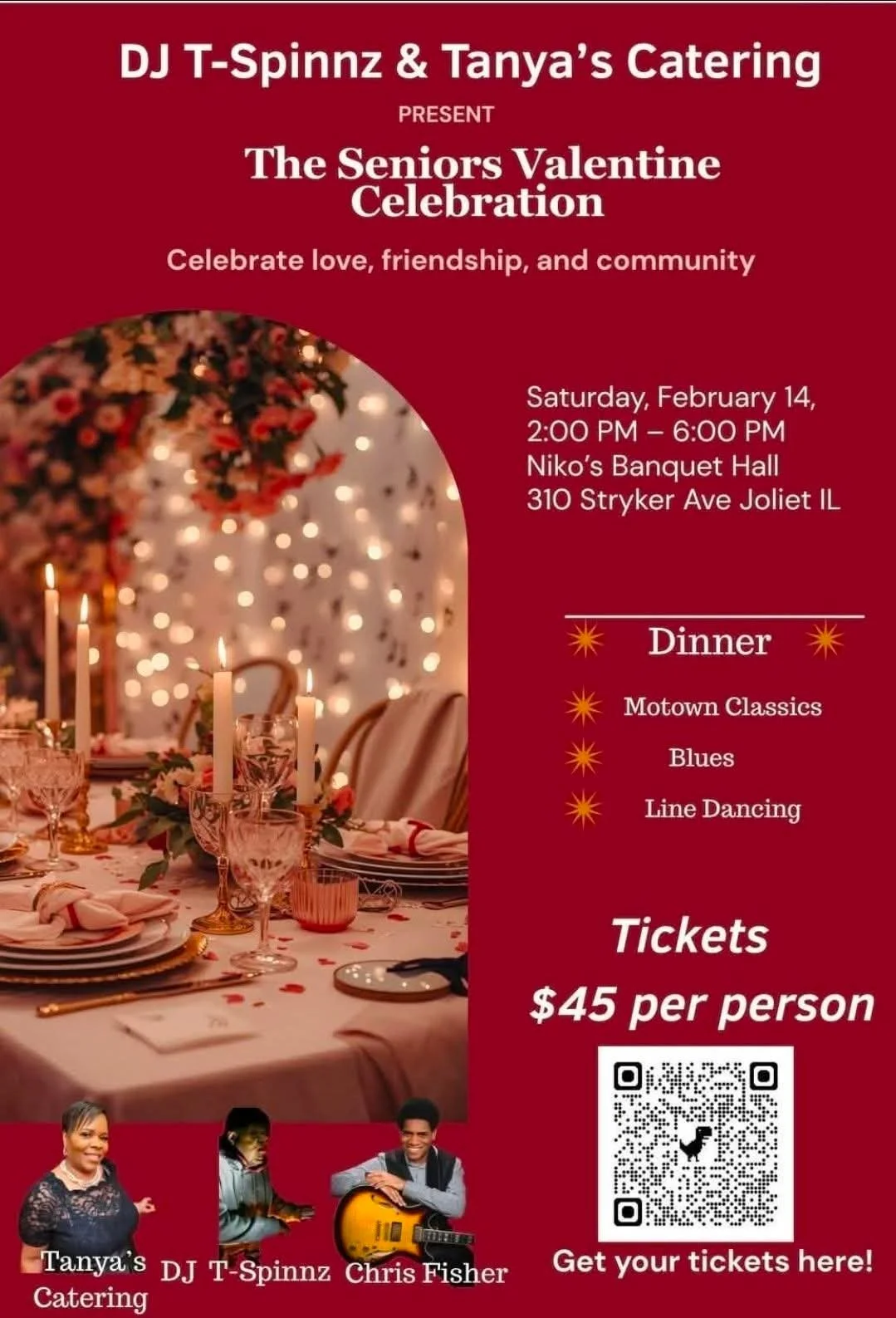 Senior's Valentine Celebration with Chris Fisher and DJ T-Spinnz 