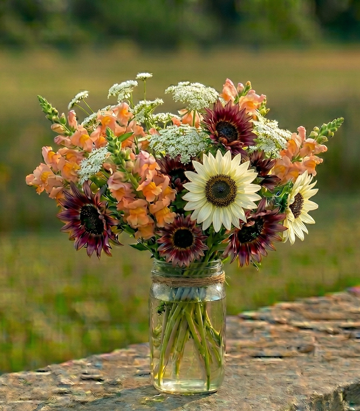 Late summer - plum sunflower and apricot snaps.png
