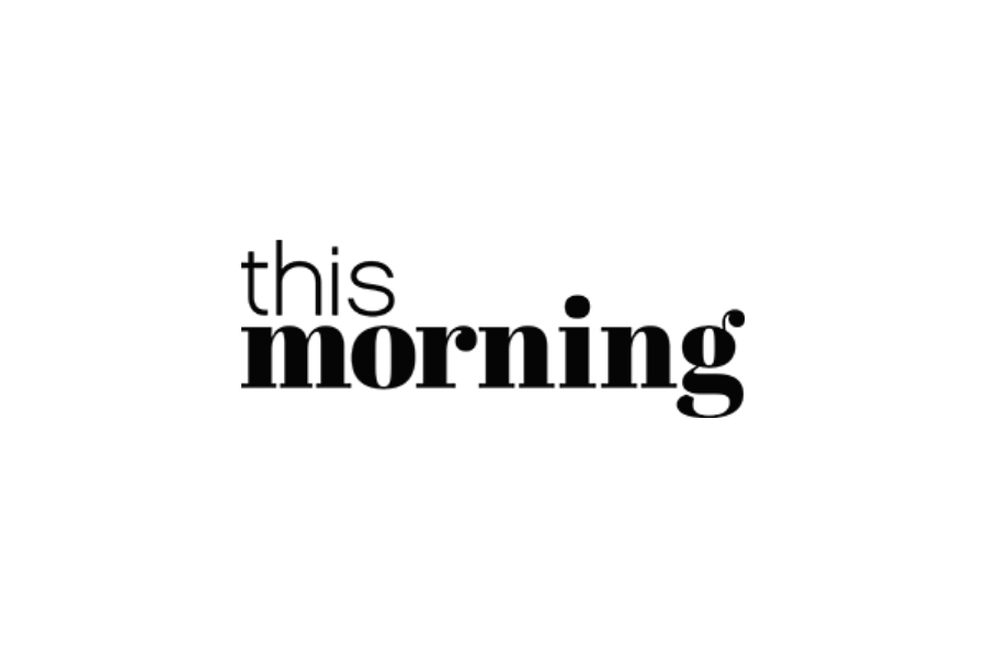 Logo for Itv's flagship magaziner program  'This morning' . Lesley appeared on the program as an interiors expert