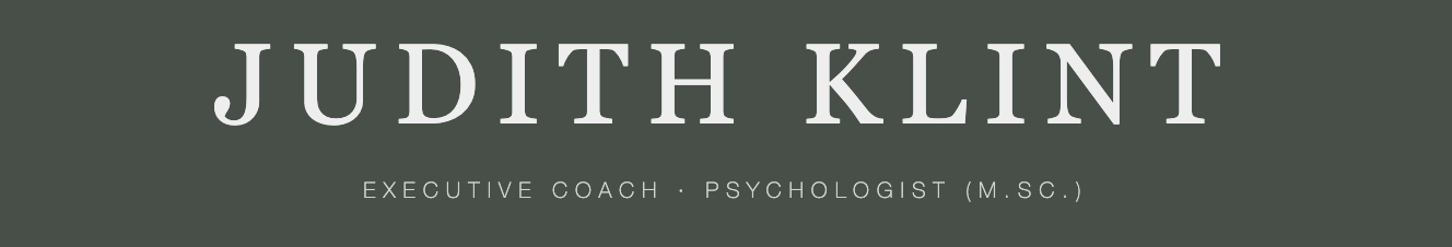 Judith Klint - Executive Coach &amp; Psychologist (M.Sc.)