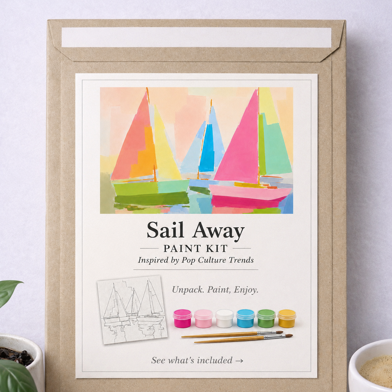 Sail Away – Paint Kit- Summer Collection