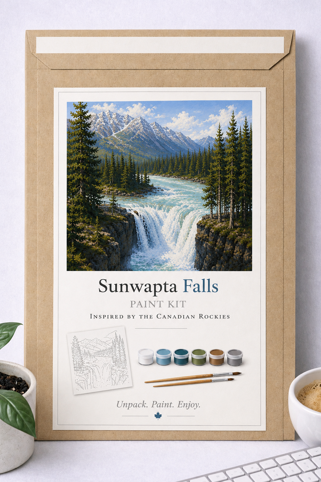Sunwapta Falls – Paint Kit