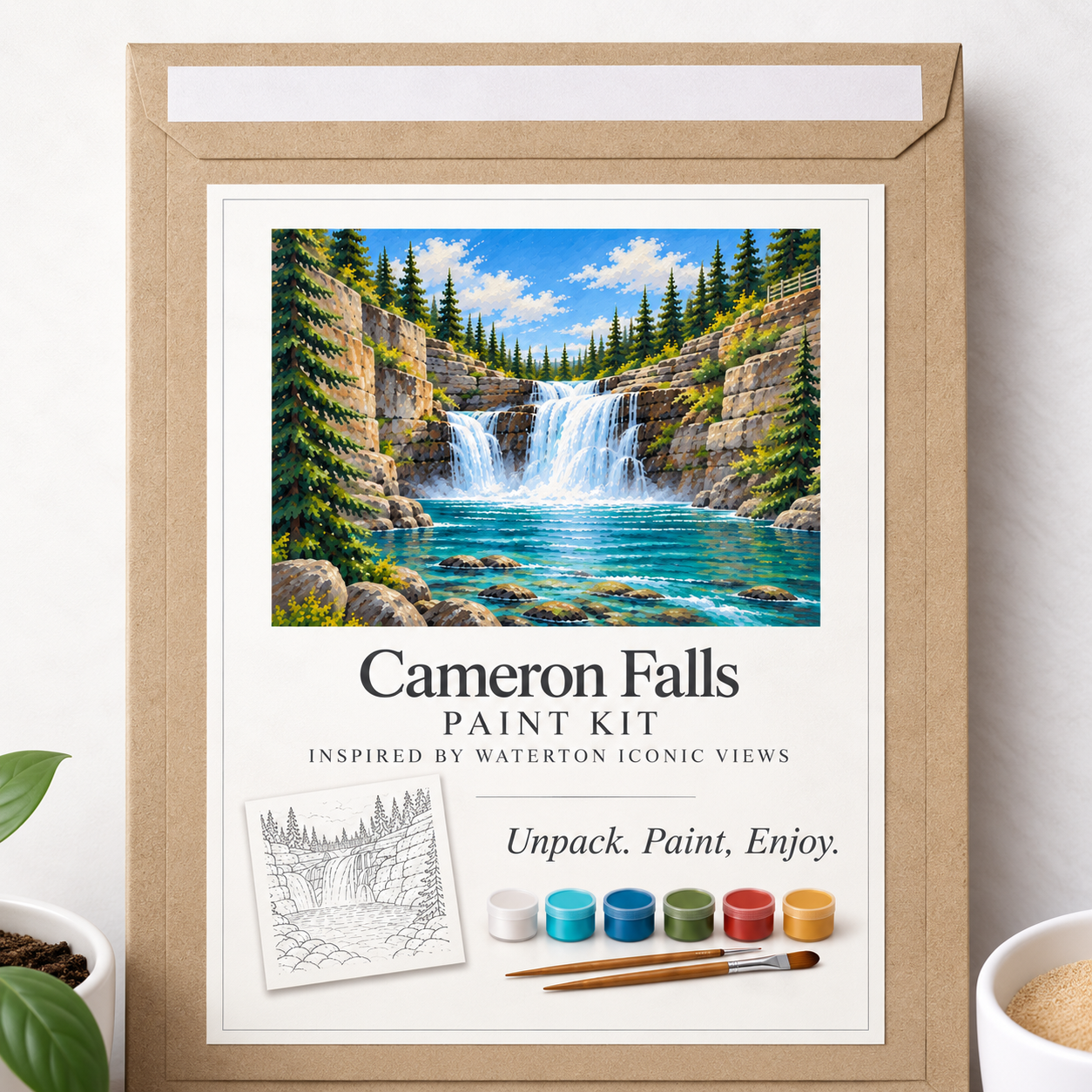 Cameron Falls– Paint Kit