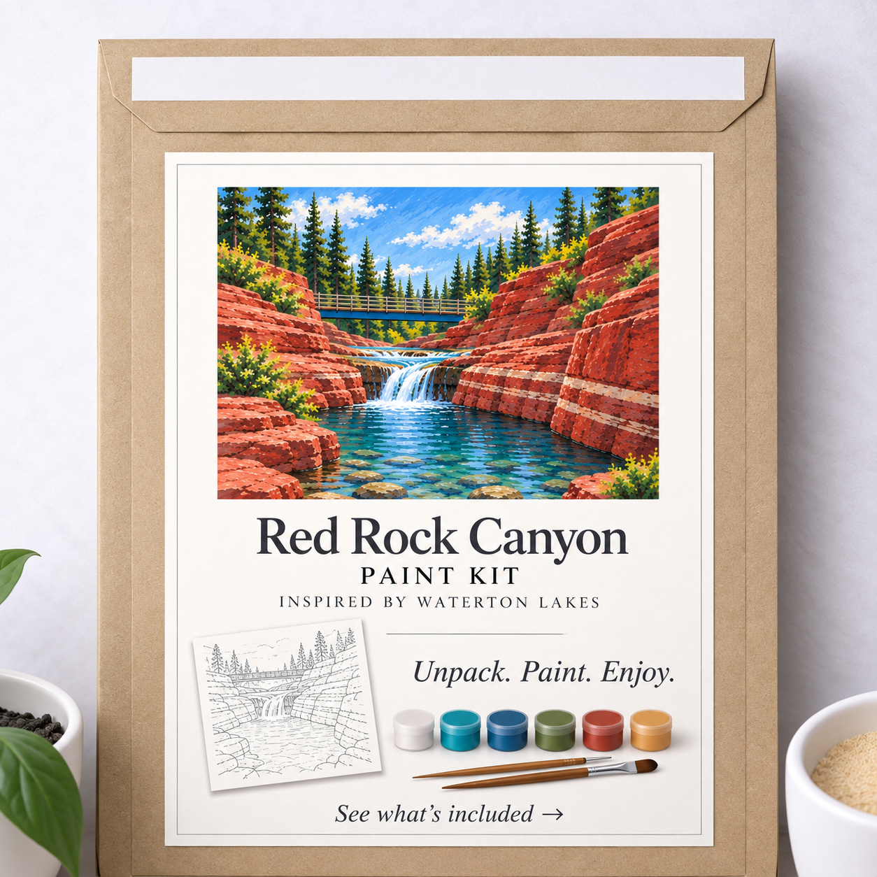 Red Rock Canyon – Paint Kit