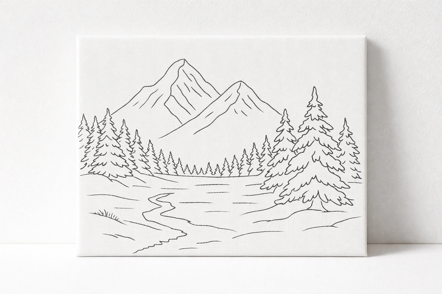 Copy of Snowy Mountain Line Art .png