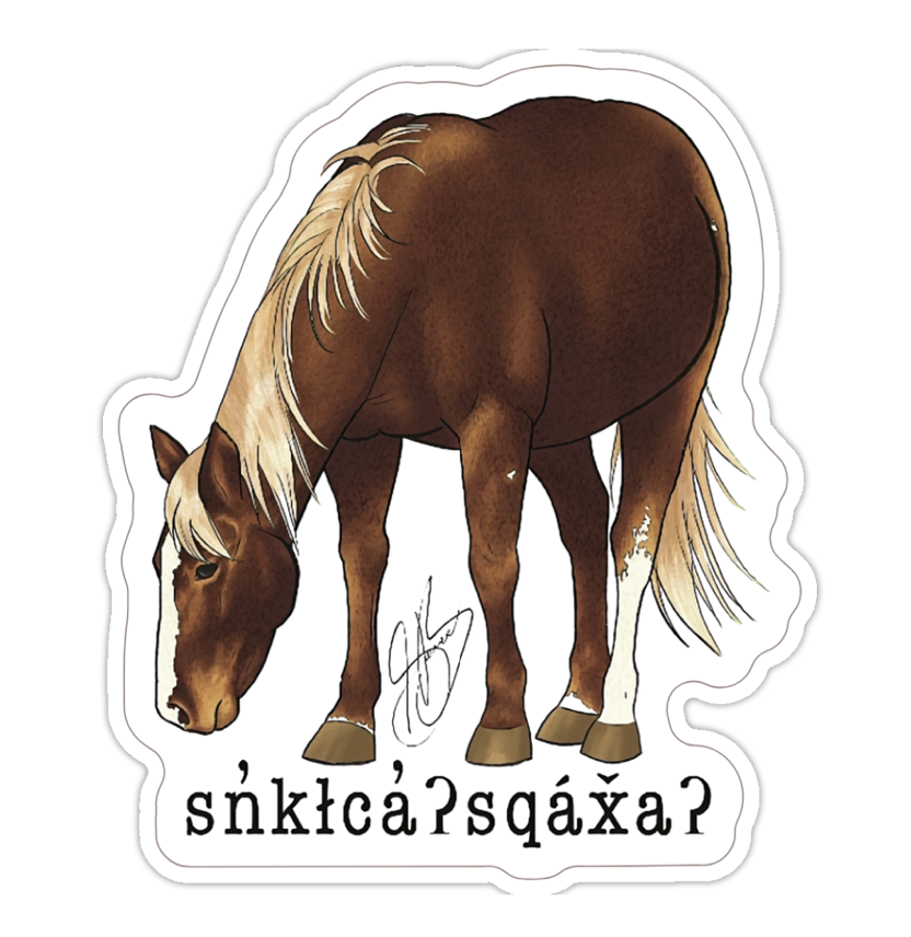 Lily - Horse Sticker