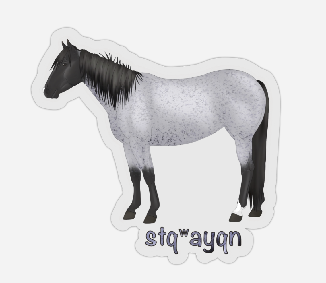 Blue Roan Sticker