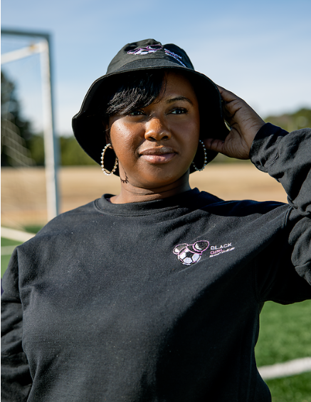 Black Girl Soccer Classic Sweatshirt