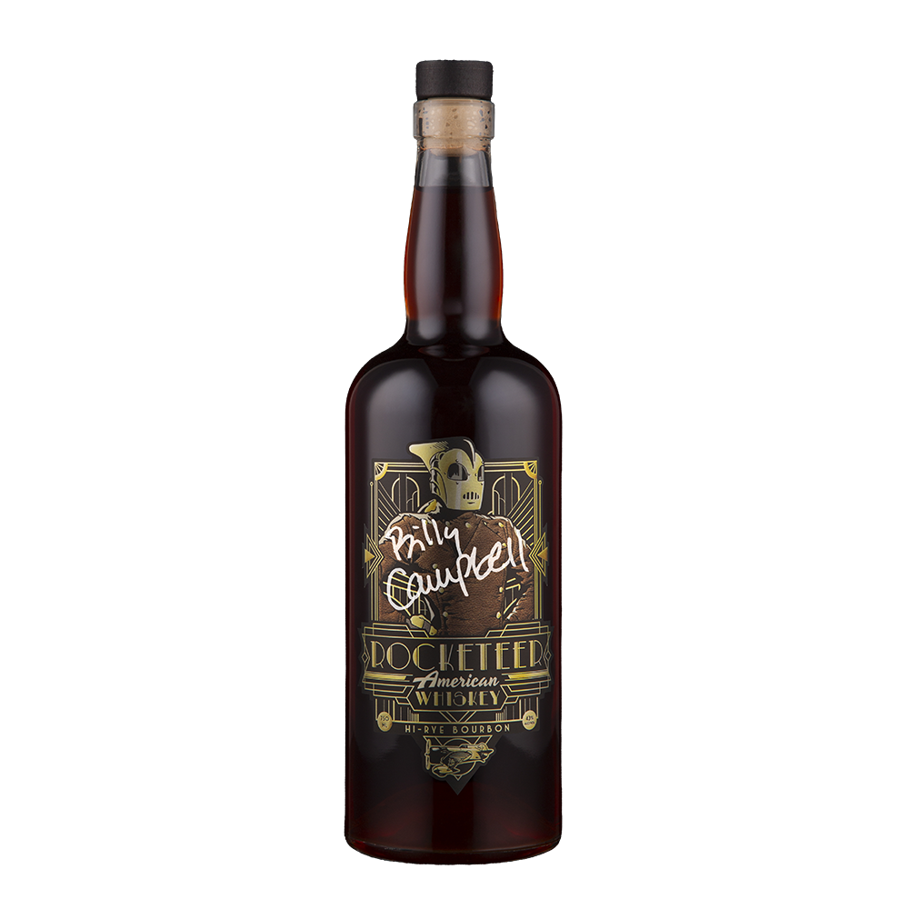 Rocketeer American Whiskey: Hi-Rye Bourbon (Signed by Billy Campbell)