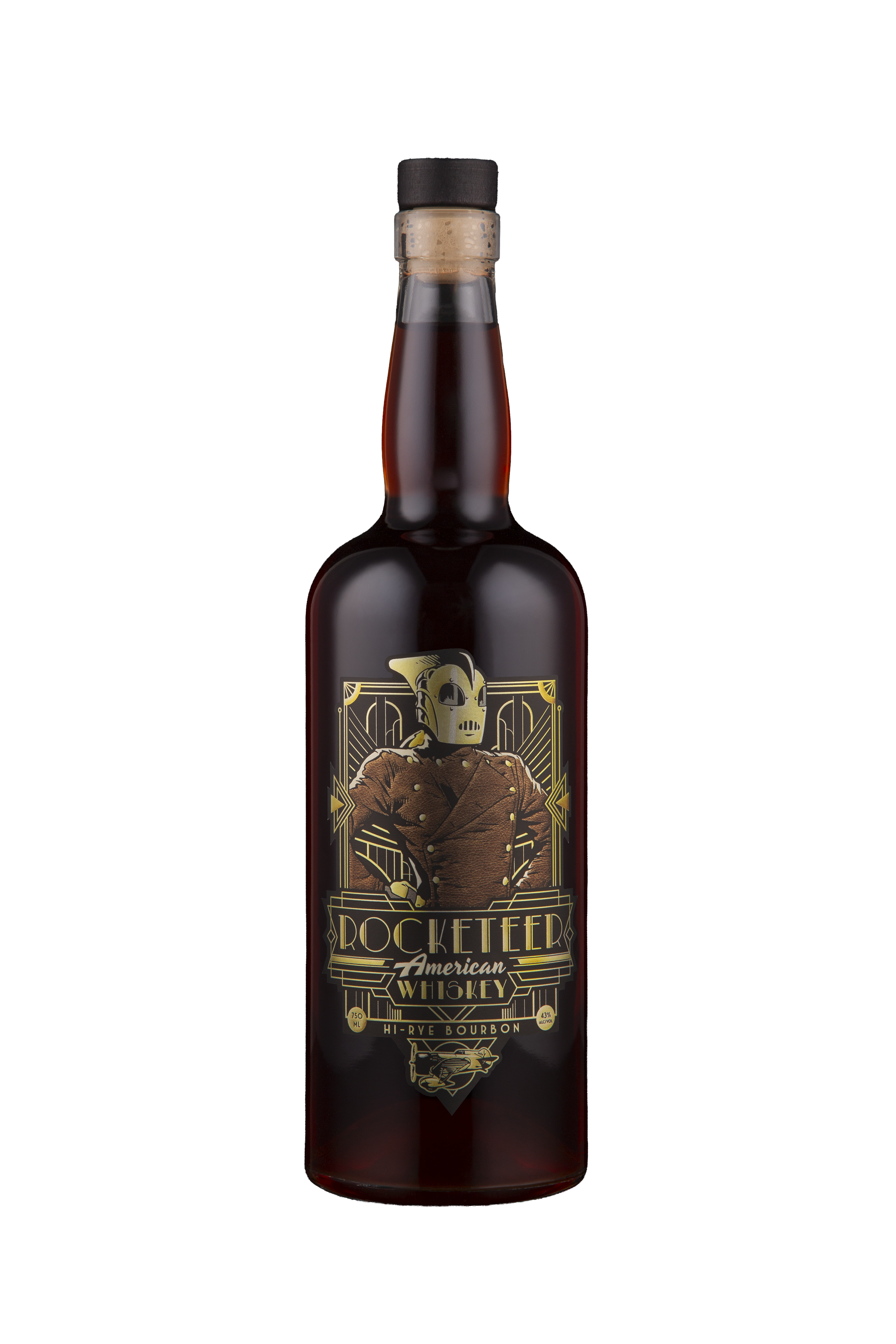 Rocketeer American Whiskey: Hi-Rye Bourbon