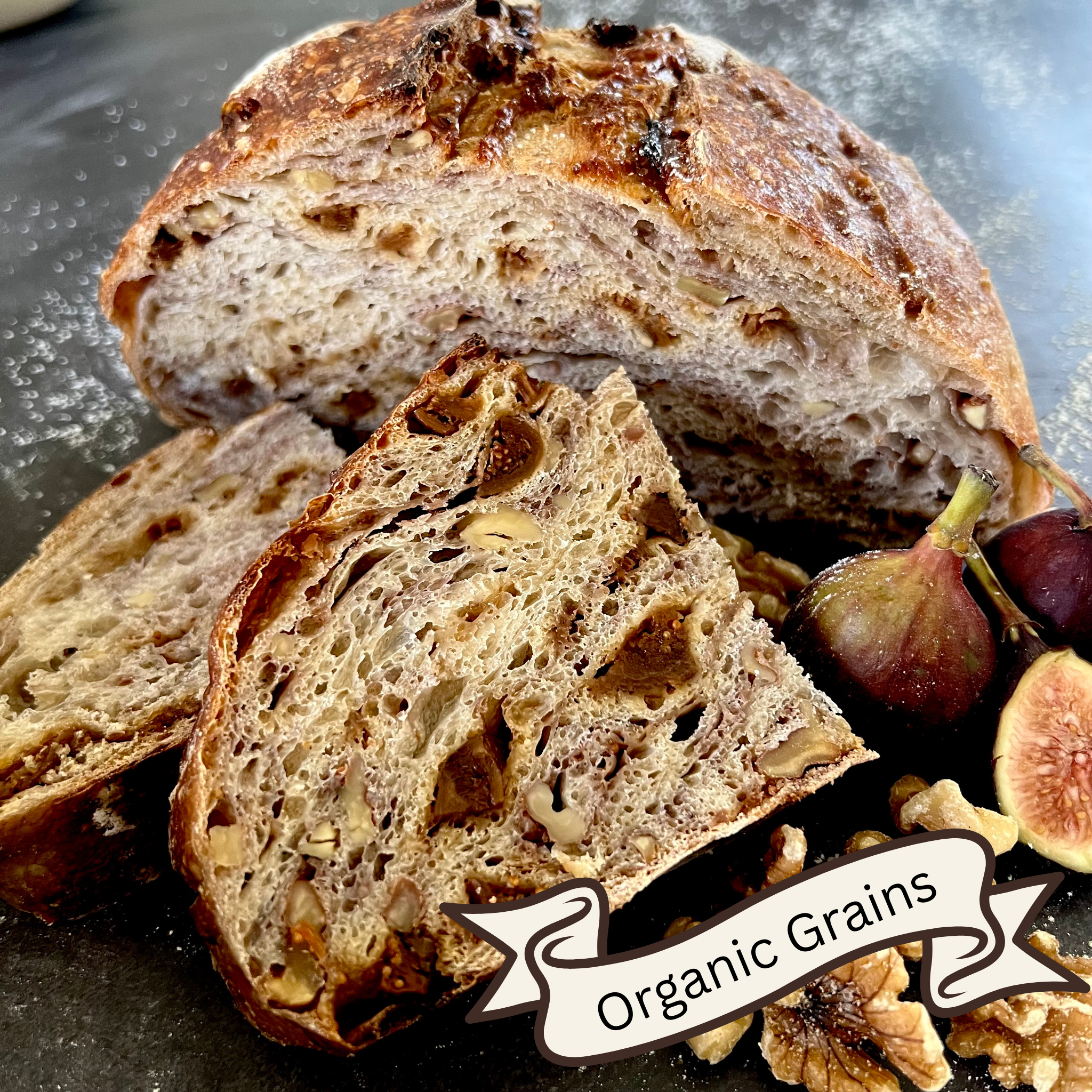 Fig & Walnut Sourdough Bread